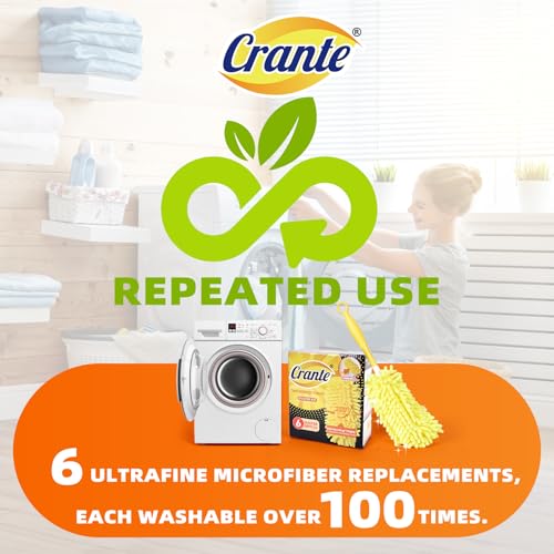 image for CRANTE Duster Refills for Swiffer - Reusable Duster Refill Compatible 