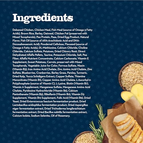 Blue Buffalo Baby Blue Natural Dry Food for Kittens, Healthy Growth Formula with DHA, Chicken and Brown Rice Recipe, 5-lb Bag