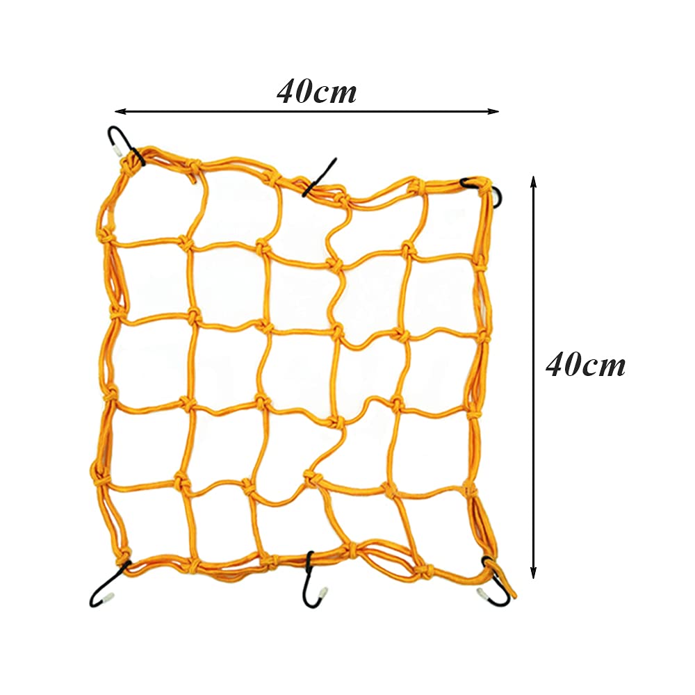 Rete Ragno Elastica Per Moto - 2 Pezzi 30x30 Cm, Per Trasporto Caschi E Bagagli Su Serbatoio O Portapacchi - Foto 9