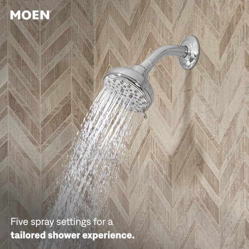 Moen 82115 Idora Single-Handle Posi-Temp Tub and Shower Faucet with Valve Included, Chrome, Pressure-Balancing Shower System with Showerhead and IPS Tub Spout - image 5