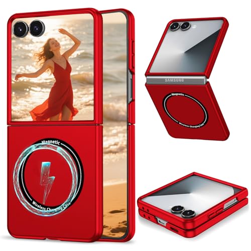 Coque Samsung Galaxy Z Flip 7 légère rouge pour un style unique au quotidien