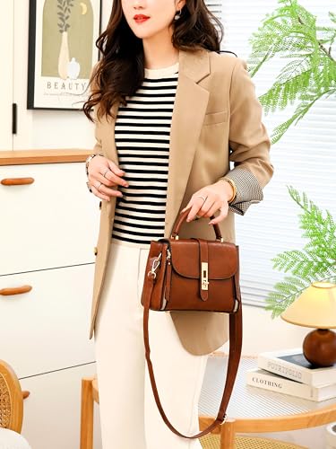 Image of Diva Dale Women's Handbag | Stylish & Elegant PU Leather Shoulder Bag | Trendy Crossbody Sling Bag with Top Handle & Adjustable Strap