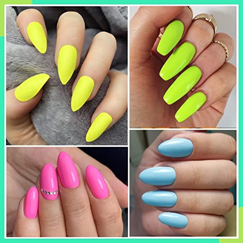 Morovan Dip Powder Nail Set - 12 Colors Dipping Powder Red Pink Yellow And Green Dip Powder Colors For French Manicure Nail Dip Powder Starter Set No Nail Lamp Needed #TOP4