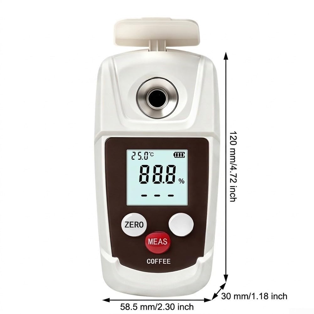Réfractomètre portable 0-22% pour jus et thé