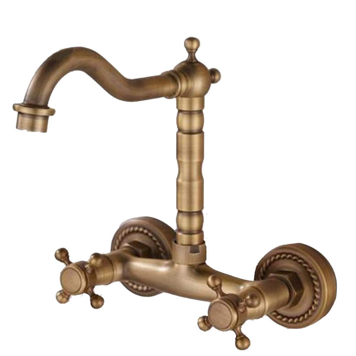 Robinet mural vintage pour une cuisine chaleureuse et authentique