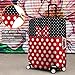 dicilly Luggage Cover Protector Suitcase Cover Fashion Suitcase Cover Baggage Covers Fit 29-32 Inch Luggage (Red Bow)