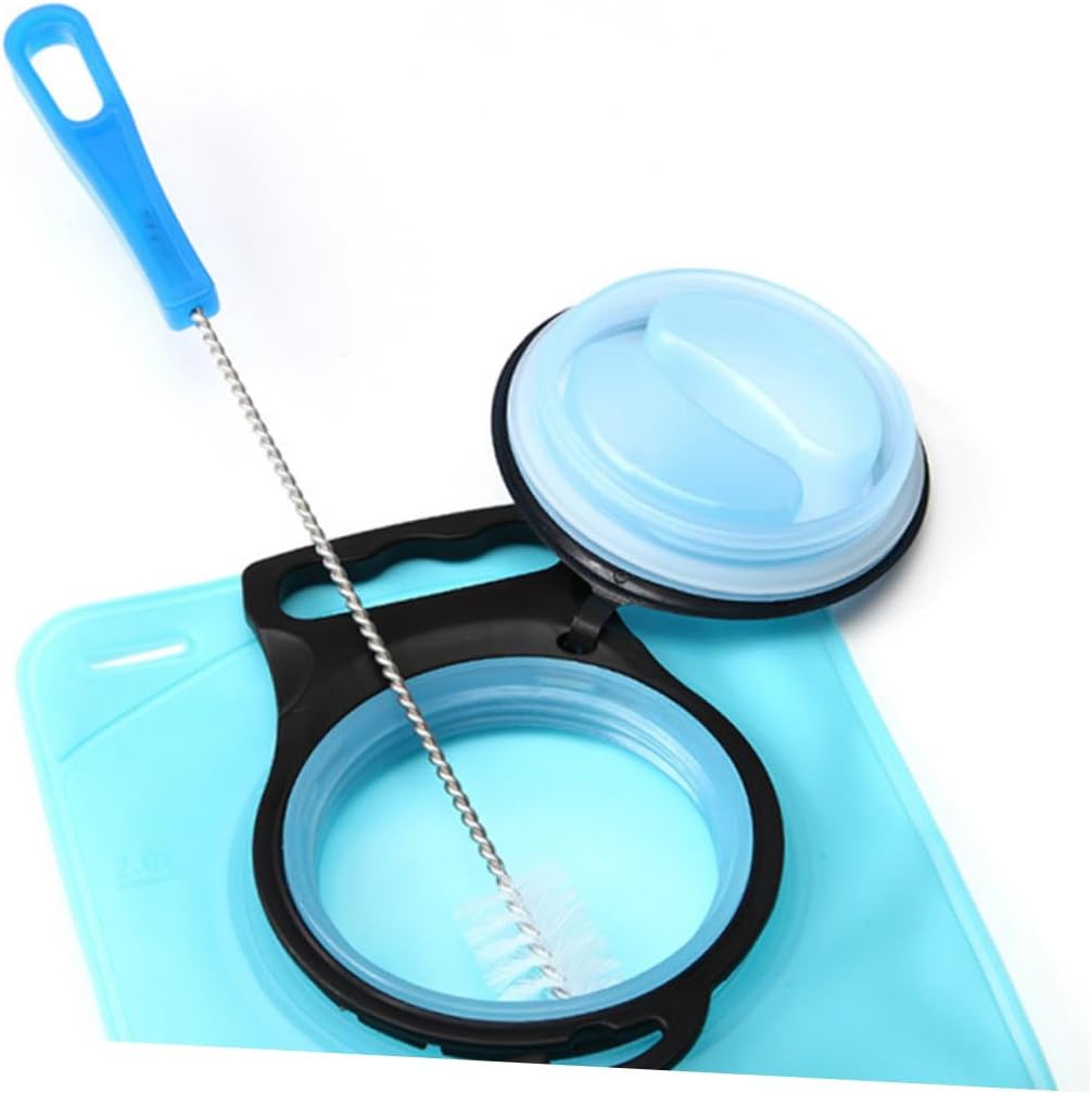 BESPORTBLE 4pcs Water Bladder Cleaning Set Includes Tube Brush Reservoir Cleaner Valve Brush Drying Rack for Hydration Packs Compatible Hiking Camping Cycling