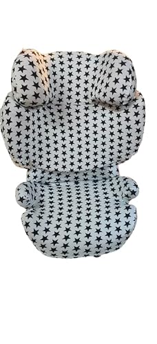 moon-bebe Funda Compatible con Silla de Coche Cybex Solution Q2 Fix (Blanco)