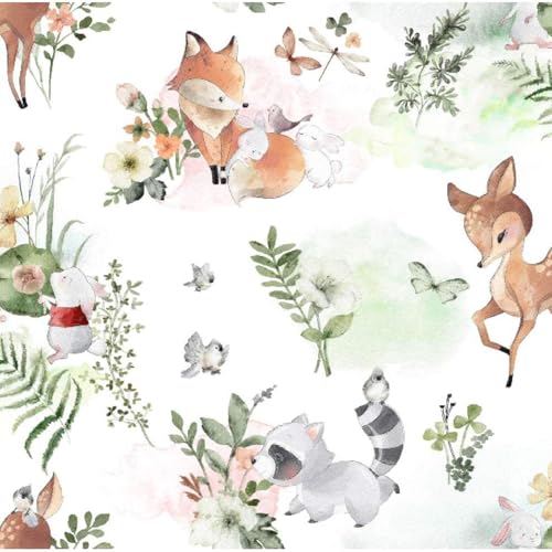 Flannel Nature Baby Fabric by Springs Sold by The Yard