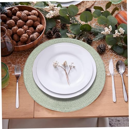 Sets de table ronds faciles à nettoyer pour protéger la table de la chaleur - 6