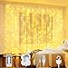 Tenda Luci LED, 300 LEDs Tenda luminosa 3m Natale Tenda Luci,Tenda luminosa Luci Cascata Impermeabile 8 Modalità Dimmerabile per Decorare Interni e Esterni Salotto Natale Matrimonio