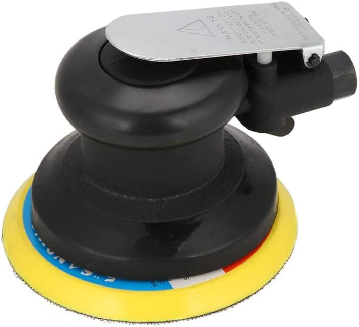 5" Air Orbital Sander Pneumatic Round Sander Random Hand Sanding Sandpaper Random Orbital