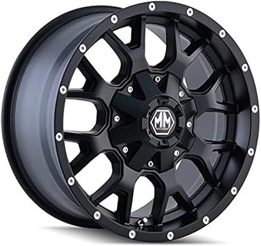 Mayhem Warrior 8015 Wheel with Matte Black Finish 20x9"/12x139.7mm