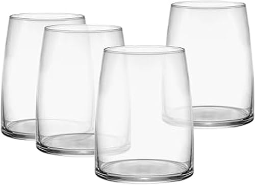 Mikasa Cora - Vasos de whisky dobles a la antigua, juego de 4, 14 onzas