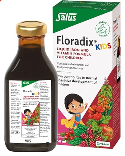 Fer liquide pour enfants sans gluten, sans lactose, 250 ml