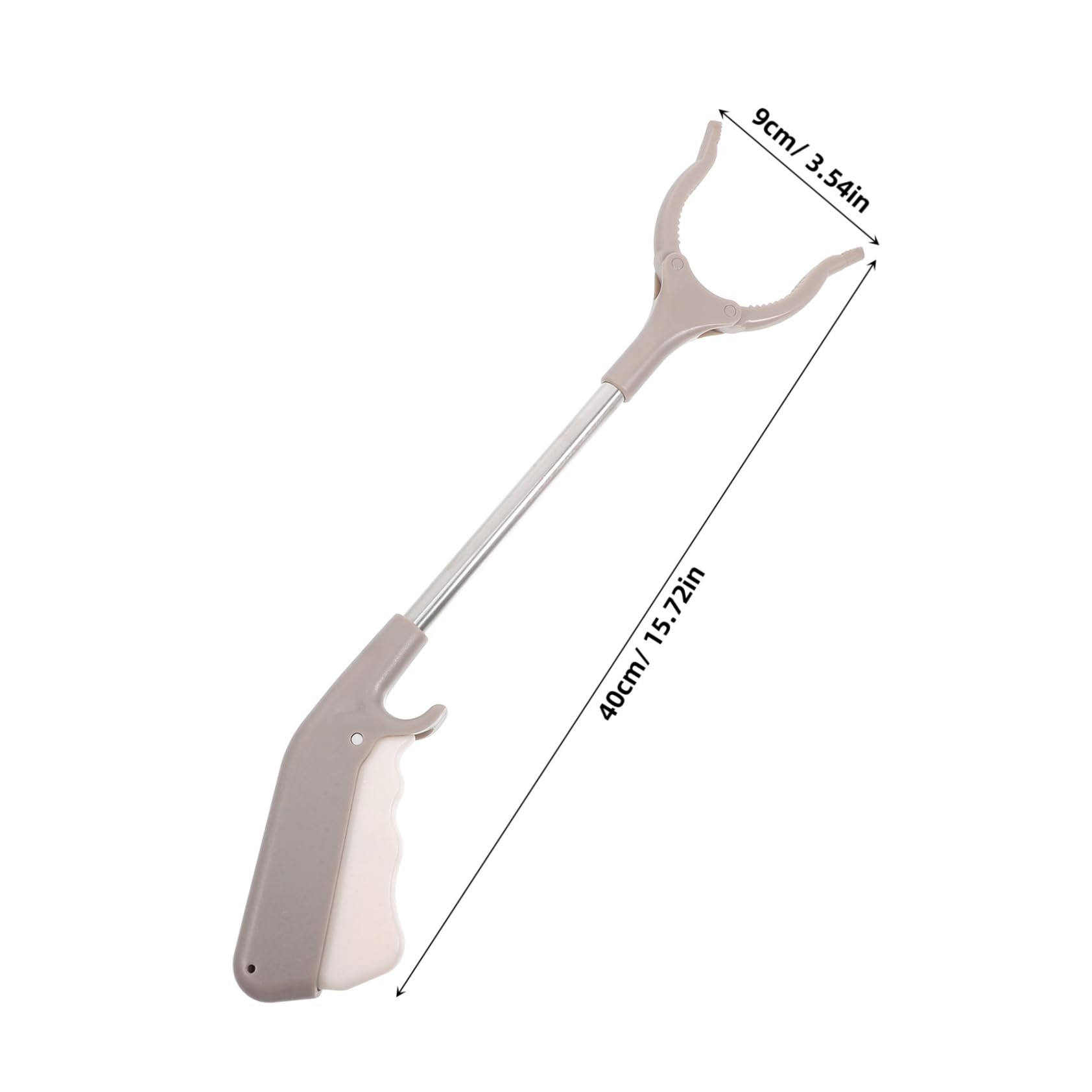 Hohopeti Long Reach Garbage Grabber Tool Grabber Clamp for Elderly Easy Pickup and Reaching for Cleaning