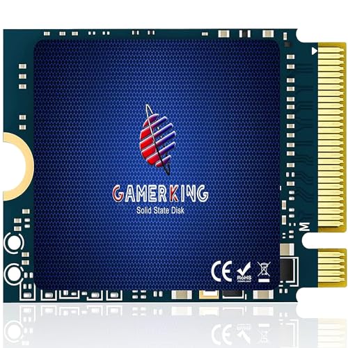GAMERKING SSD 2TB M.2 2230 NVMe PCIe Gen 4.0X4,Internal Solid State Drive Compatible with Steam Deck Microsoft Surface pro 7/pro 8+/pro X/Laptop Go/Laptop3/Laptop4 GPD Ultrabook