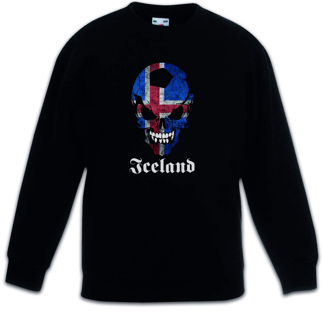 Pull enfant Islande foot noir confortable pour éviter le froid au sport - 3