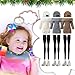 Geyoga 3 Set 12 Pcs Winter Doll Sweater Clothes and Accessories Suit Pants Shoes Sweater Outfits, Dolls are Not Included(Gray, Brown, Cream White,12 Inch)