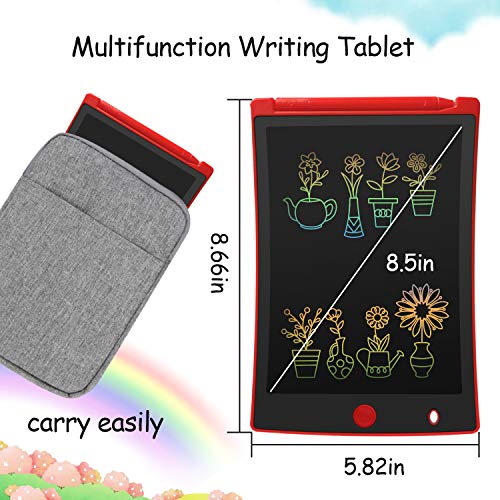 Orsen LCD Writing Tablet, Toys for 3-6 Year Old Kids, 8.5-inch Colorful Doodle Board Drawing Tablet, Kids Gifts Toys for 3 4 5 6 7 Year Old Girls Boys(Red) - Thumbnail 4