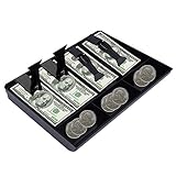 Money Tray Cash Register Drawer Insert Tray Portable Currency Till Replacement Money Organizer Stora