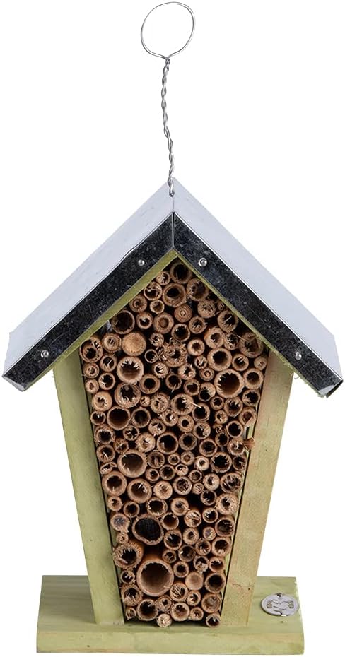 Esschert Design Wood Bee House - Natural