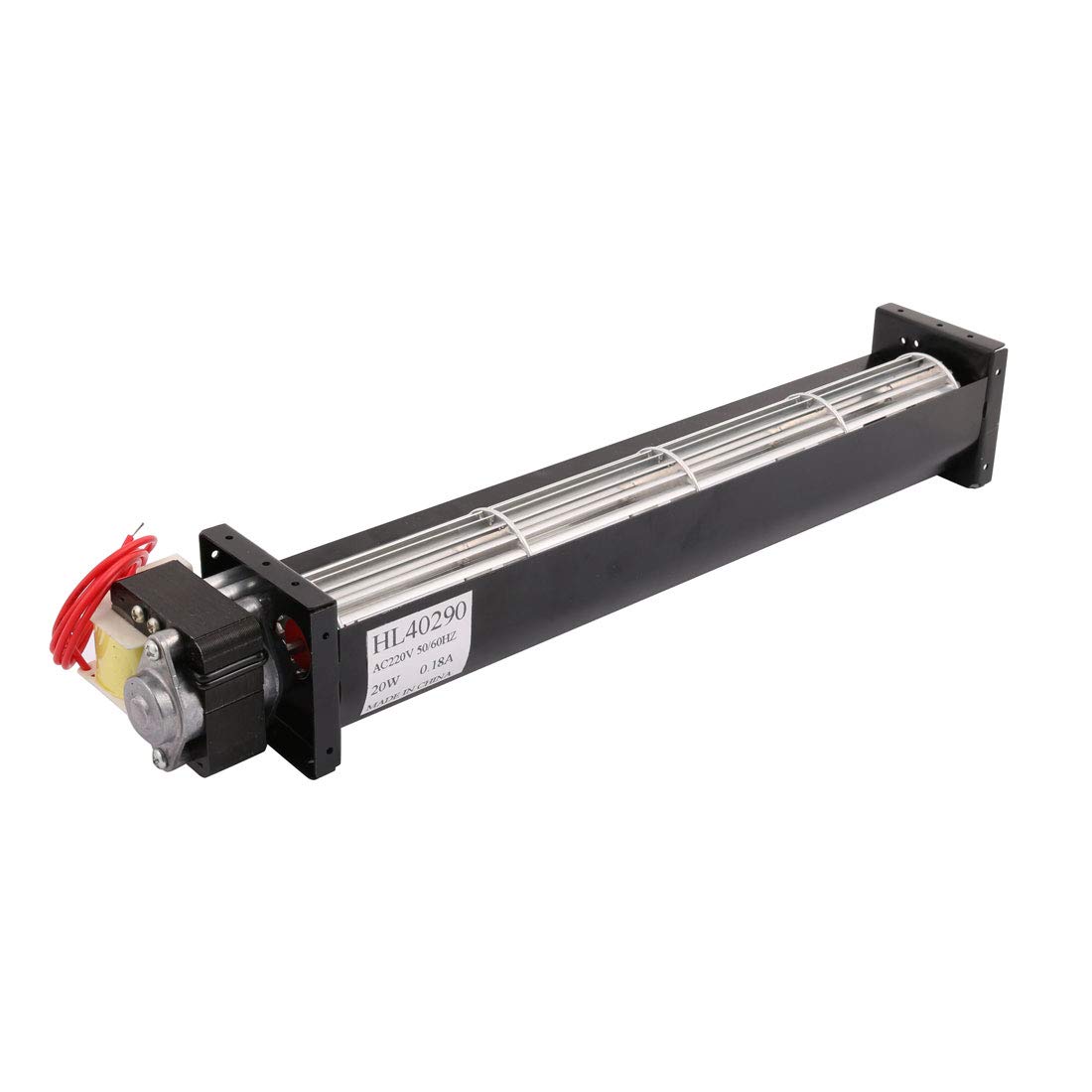sourcing map Universal AC220V 20W con rodamiento Bolas Ventilador refrigeración Flujo Transversal 360mm x 70mm x 60mm