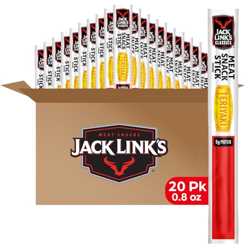 Jack Links Classics Meat Sticks, Teriyaki - Protein Snack, Meat S...