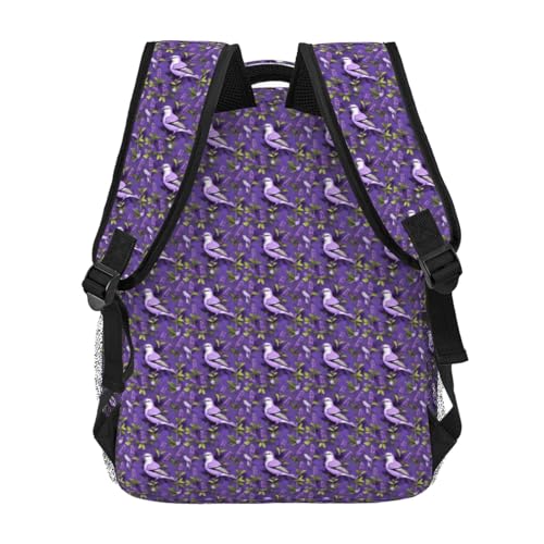 Mochila de lavanda unisex ligera para el día a día 4