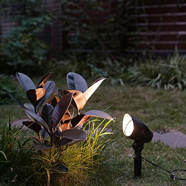 Malibu 8301-9601-01 50 Watt Cast Metal Flood Lights, Black Matte