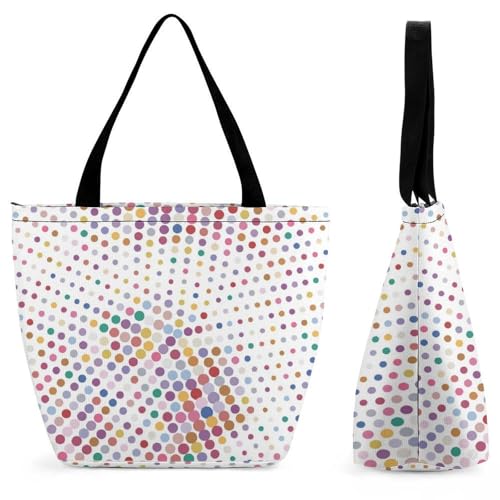 Sac à bandoulière points colorés pour ne plus manquer d'espace en voyage