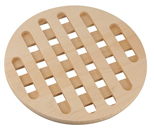 Fackelmann 31085 Fair Dessous-de-Plat Bois Beige 18 cm