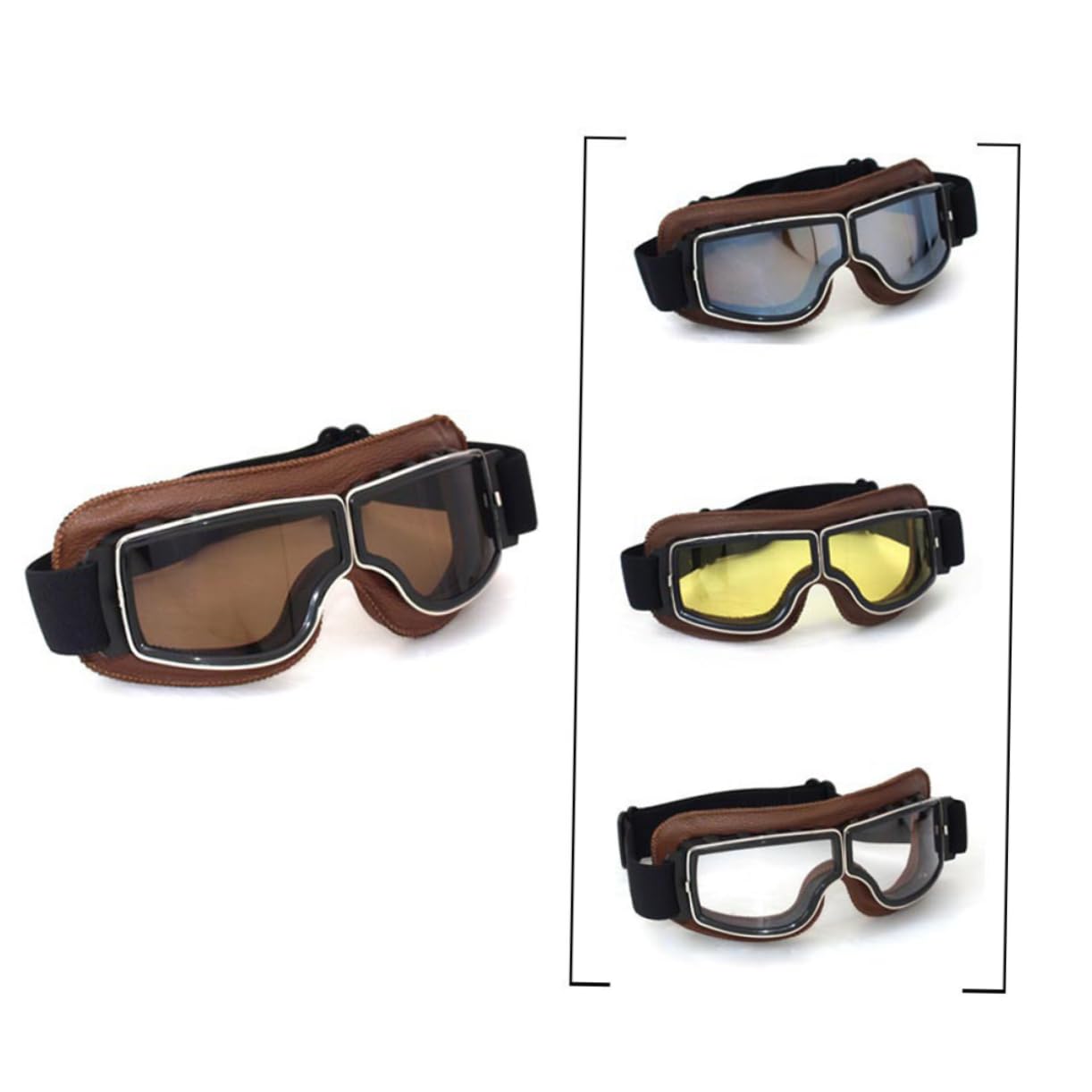 BESPORTBLE 2 Uds Cascos De Seguridad Transparentes Gafas Para Exteriores Casco Gafas Para De Cross Casco De Montar Para Bicicletas