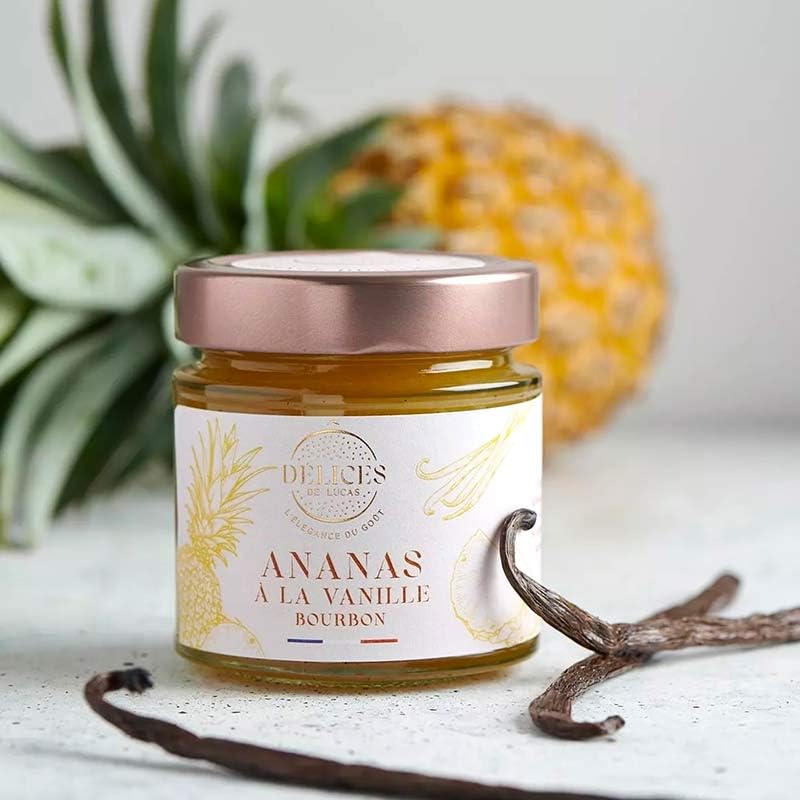 Mermelada Piña con vainilla bourbon 230g