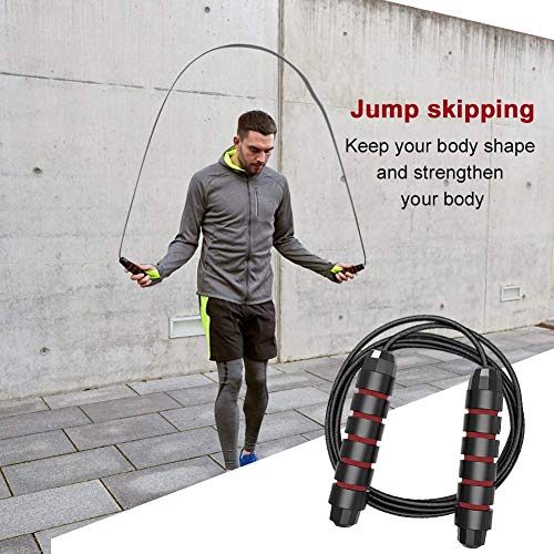 Image of LAFILLETTE Exercise Skipping Rope with Ball Bearings Rapid Speed Jump Rope