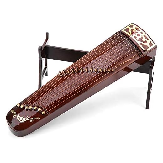 Modelo Chino en Miniatura de cítara Guzheng, Modelo de Instrumento Musical de cítara de Madera, Mini Adornos artesanales para decoración del hogar, Regalo