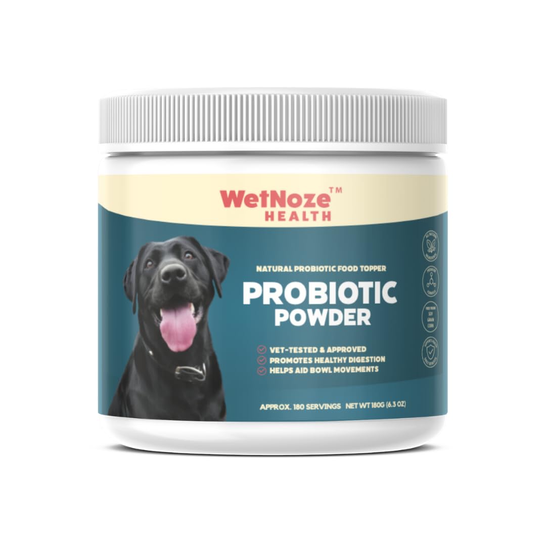 Probiotics for Dogs Digestive Health (Chicken & Bacon) - Dog Probiotic Powder Relieve Diarrhea, Constipation, & More - Dog Calming Treats – Maximum-Strength Dog Digestive Support
