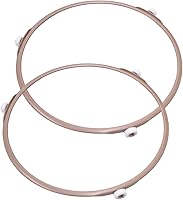 Vista 7 de Anillo giratorio de microondas de 8.7 pulgadas, rodillo de anillo giratorio, soporte de bandeja de horno de microondas, soporte de bandeja de placa