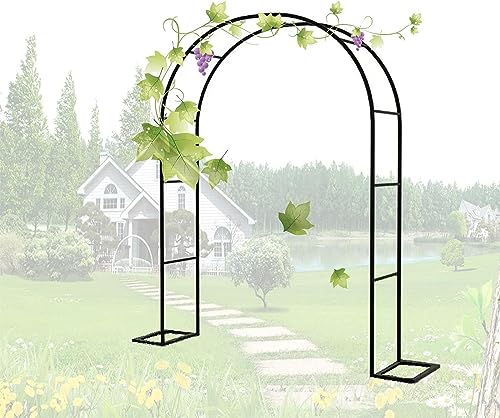 Arche de jardin en métal blanc pour sublimer terrasse et balcon