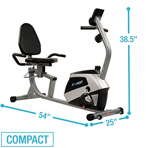 EFITMENT Magnetic Recumbent Bike Exercise Bike with High Weight Capacity, Easy Adjustable Seat, LCD Monitor with Pulse and Phone Holder - RB034 - Home Fitness Guru EFITMENT Magnetic Recumbent Bike Exercise Bike with High Weight Capacity, Easy Adjustable Seat, LCD Monitor with Pulse and Phone Holder - RB034 - Image 9