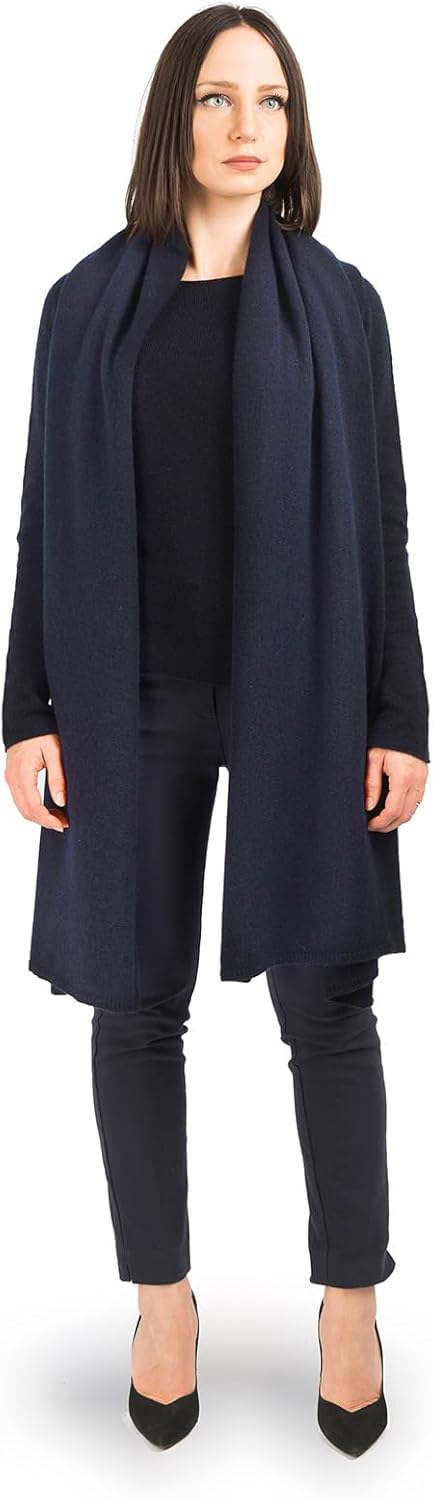 Dalle Piane Cashmere - Women's 100% Cashmere Stole (24"x81") - Soft Wrap Shawl - Luxury Gift - Made in Italy - Image 2