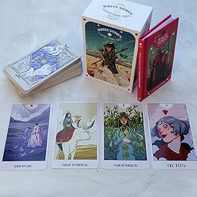 White Numen: A Sacred Animal Tarot Deck: A 78-Card Tarot Deck with Guidebook (Modern Tarot Library) Cards April 20, 2021