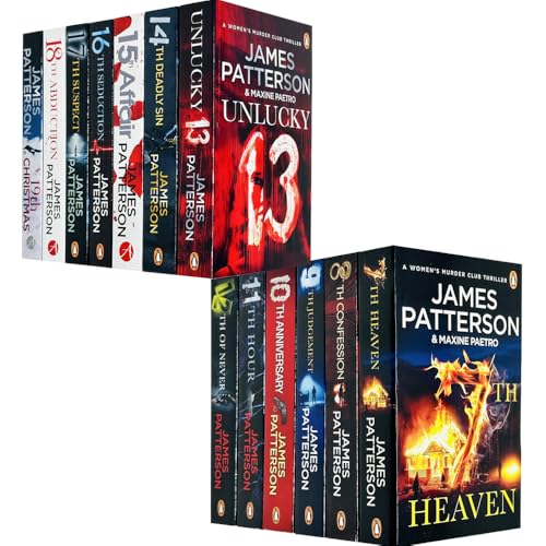 Women's Murder Club by James Patterson 12 Books Collection Set ( Books 7 - 18)