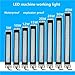 VCEVCL AC100-230V Workshop Lathe Working Lights Industrial CNC Machine Tool Work Light Waterproof Sewing Lighting(22cm White Light)