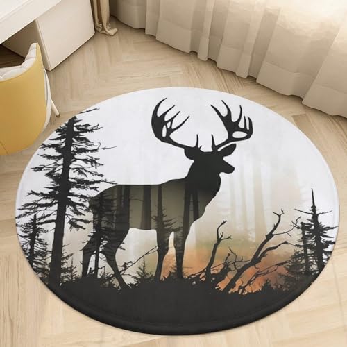 Tapis de sol rond absorbant pour éviter les glissades