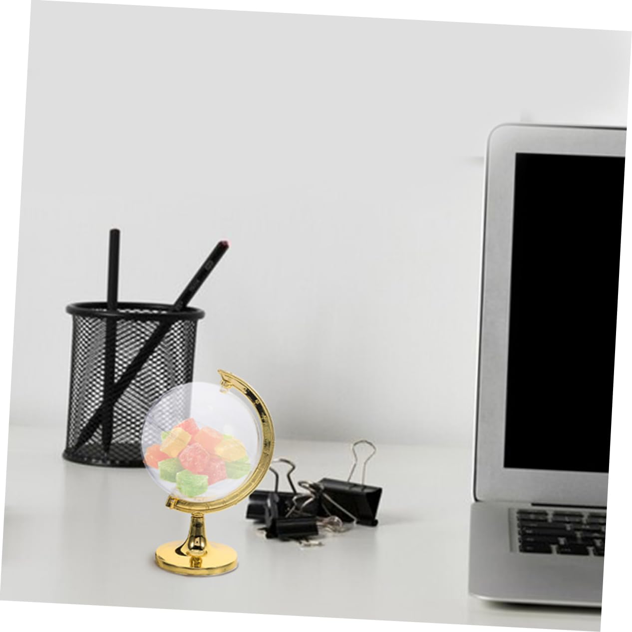 Boîte à Dragées de Globe en Plastique Transparent Lot de 20