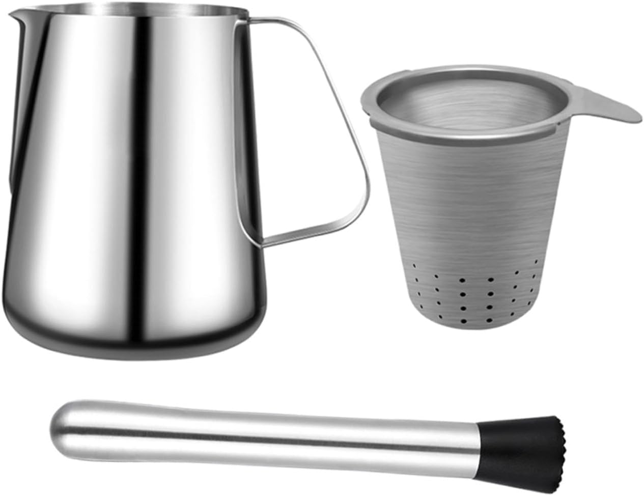 Amosfun Manual Citrus Juicer Hand Press Stainless Steel Compact Juicer Cup with Squeezer Accessory for Travel and Home Use