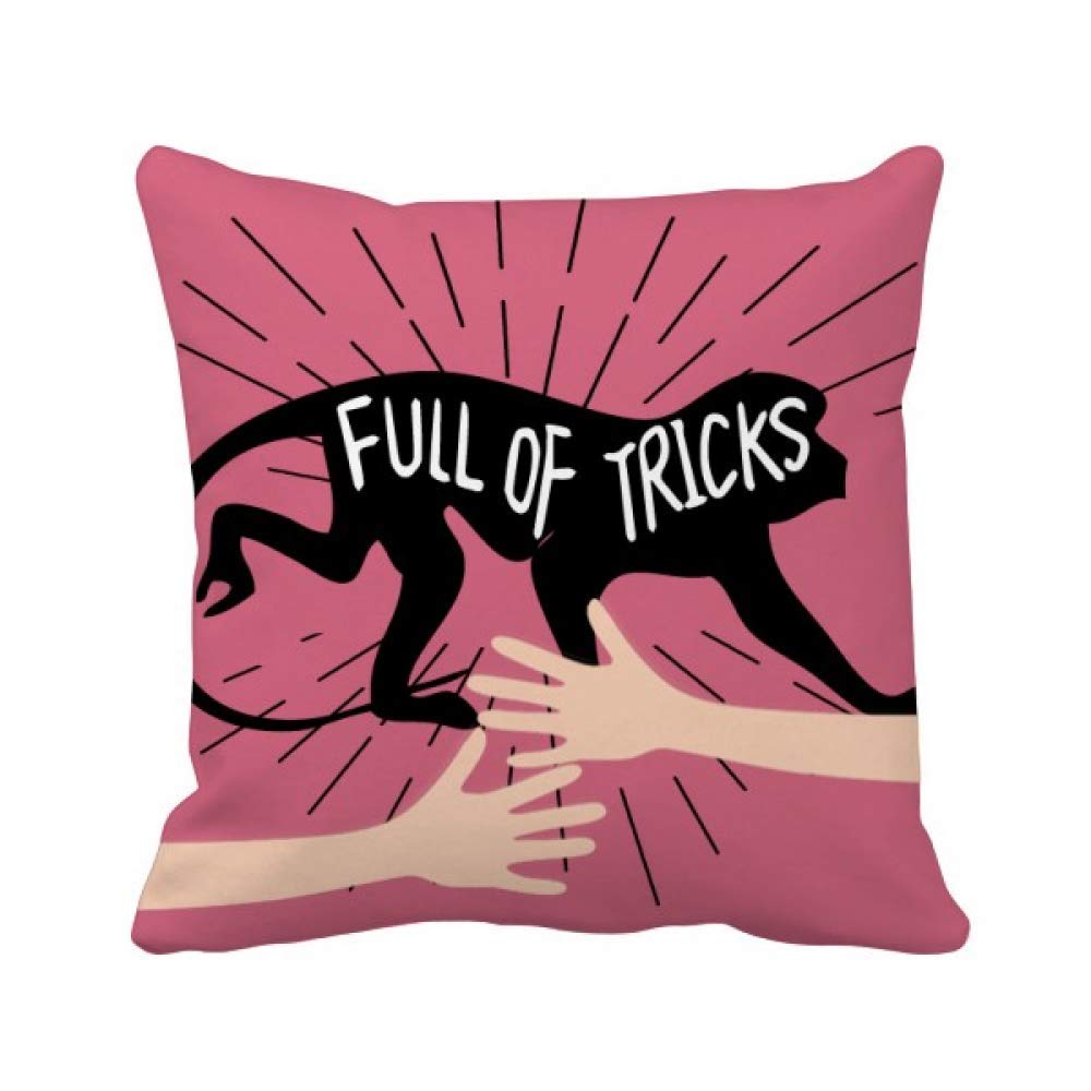 Coussin de nature silhouette noire animaux pour decoration salon chaleureuse