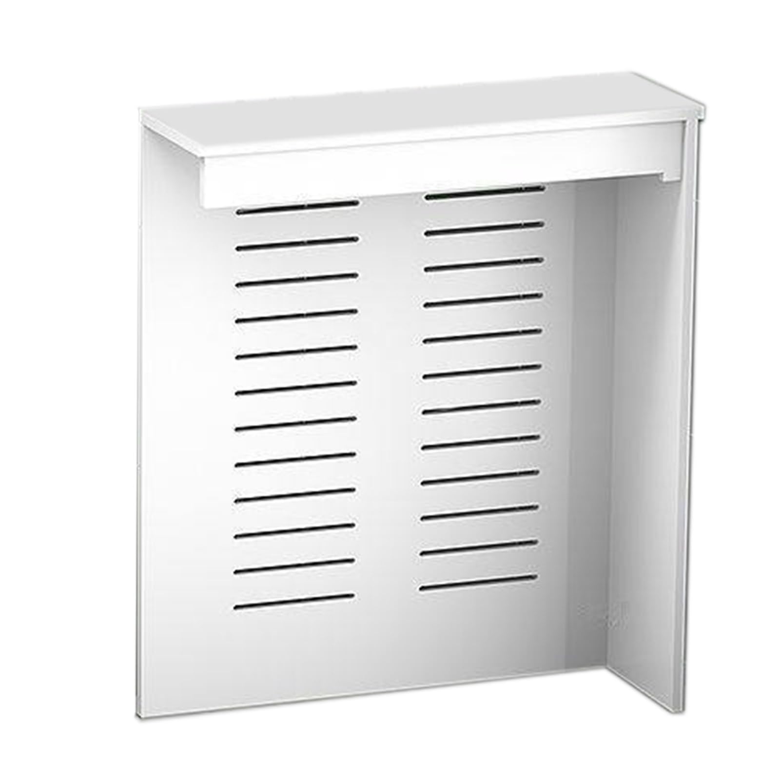 Heizungsverkleidung Weiß PVC-Material Dreiseitig Verkleidung für Heizkörper