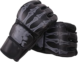 BESPORTBLE 1 Par De Luvas De Boxe Esportivas Para Crianças Luvas De Boxe Luvas Sem Dedos Luvas Esportivas Luvas De Sparring De Poliuretano Luvas De Kickboxing Convenientes Luvas De